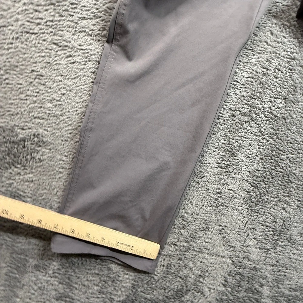 Columbia Titan Pass Pants Mens 36x32 Gray Belted Titanium Hiking AO0317
